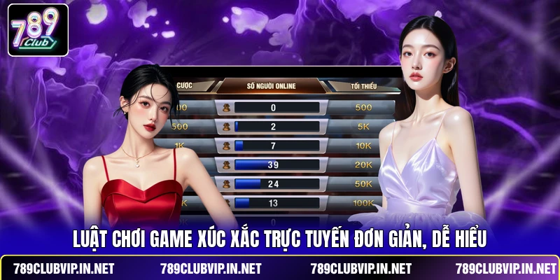 Luật chơi game xúc xắc trực tuyến đơn giản, dễ hiểu